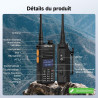 Retevis Ailunce RA89R Walkie Talkie avec Écouteurs, Répéteur Temporaire Radio Amateur, Contrôle App, Type-C Ransmission, 2800 mA