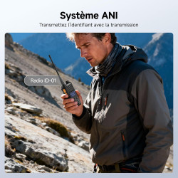 Retevis Ailunce RA89R Walkie Talkie avec Écouteurs, Répéteur Temporaire Radio Amateur, Contrôle App, Type-C Ransmission, 2800 mA
