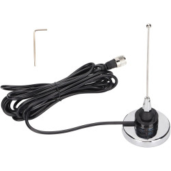 FILFEEL Kit d'antenne à Support Magnétique, Connecteur UHF à Montage NMO 400-520MHz pour QYT KT-7900D et Baojie BJ-218, Radio Mo