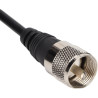 FILFEEL Kit d'antenne à Support Magnétique, Connecteur UHF à Montage NMO 400-520MHz pour QYT KT-7900D et Baojie BJ-218, Radio Mo