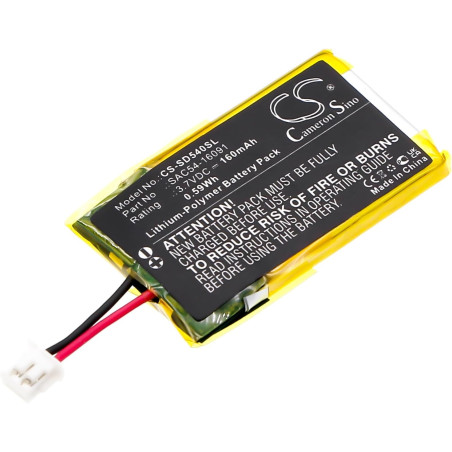TECHTEK Batterie 160mAh Compatible avec [SportDog] SBC-R SportDog Bark Collar remplace SAC54-16091 FBA