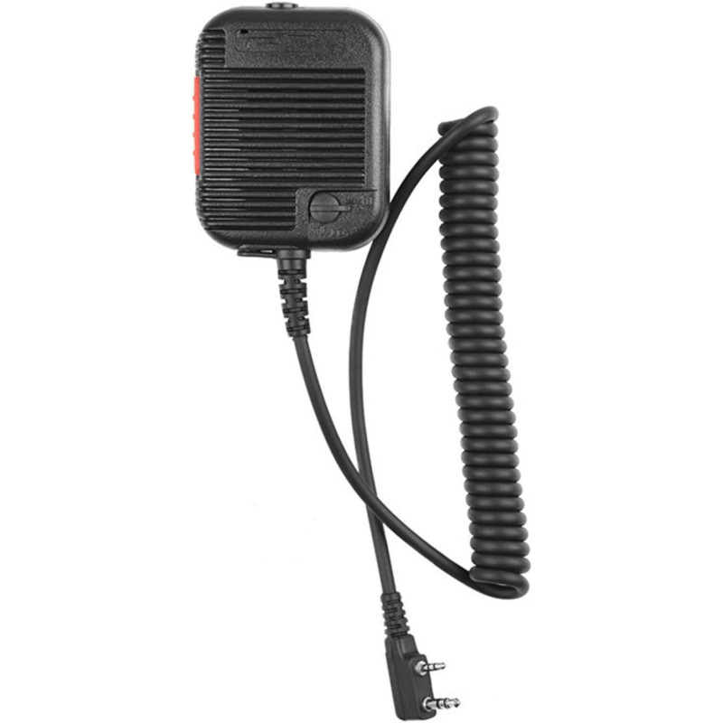 Microphone tactique radio bidirectionnel avec volume réglable et port pour écouteurs de 3,5 mm pour radios Baofeng AR-152 NATEFE