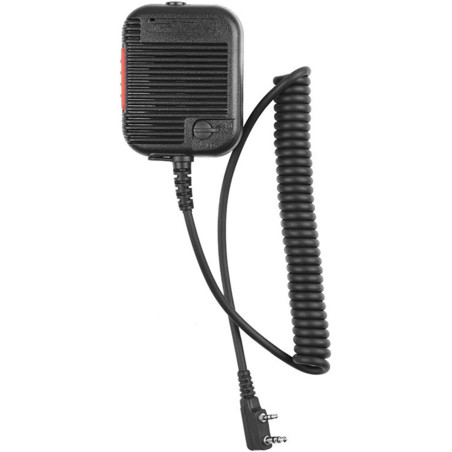 Microphone tactique radio bidirectionnel avec volume réglable et port pour écouteurs de 3,5 mm pour radios Baofeng AR-152 NATEFE