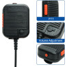 Microphone tactique radio bidirectionnel avec volume réglable et port pour écouteurs de 3,5 mm pour radios Baofeng AR-152 NATEFE