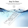 Coque en silicone pour télécommande TCL RC933A - Coque de protection antidérapante et résistante aux chocs avec cordon - Peau lé