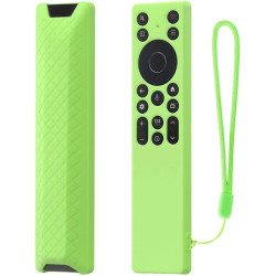 Coque en silicone pour télécommande TCL RC933A - Coque de protection antidérapante et résistante aux chocs avec cordon de suspen