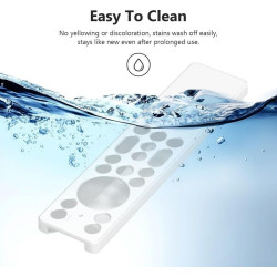 Coque en silicone pour télécommande TCL RC933A - Coque de protection antidérapante et résistante aux chocs avec cordon de suspen