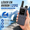 Lot de 2 Talkie-Walkies POC-AT1 Nationwide 4G/5G sans Limite de Distance Réglage de l'application POC Radio bidirectionnelle de 