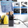 Lot de 2 Talkie-Walkies POC-AT1 Nationwide 4G/5G sans Limite de Distance Réglage de l'application POC Radio bidirectionnelle de 