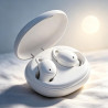 Invisiblefit sleep anc earbuds, réduction de bruit double pour les dormeurs latéraux, écouteurs sans fil compacts, bruit blanc i