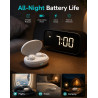 Invisiblefit sleep anc earbuds, réduction de bruit double pour les dormeurs latéraux, écouteurs sans fil compacts, bruit blanc i
