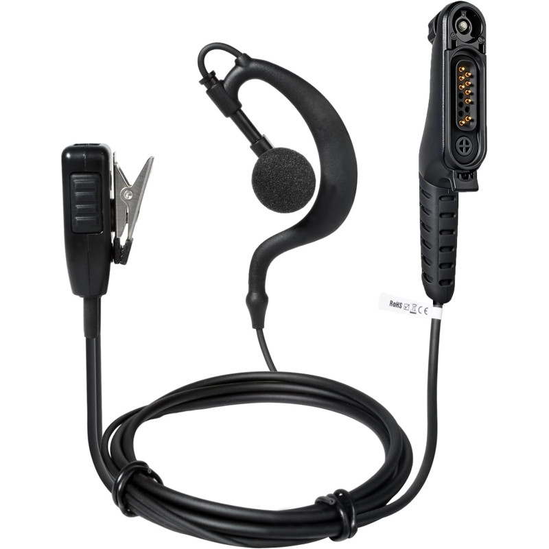 Talkies-Walkies Oreillette avec Micro Compatible avec Motorola R7 | compatible avec N30 N50 N70, ION et MXP600 Radio bidirection