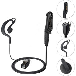 Talkies-Walkies Oreillette avec Micro Compatible avec Motorola R7 | compatible avec N30 N50 N70, ION et MXP600 Radio bidirection