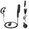 Talkies-Walkies Oreillette avec Micro Compatible avec Motorola R7 | compatible avec N30 N50 N70, ION et MXP600 Radio bidirection