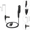 Oreillette Tube Acoustique avec Micro Compatible avec Motorola R7 | compatible avec R7a N30 N50 N70, ION et MXP600 Radio bidirec