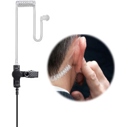 Oreillette Tube Acoustique avec Micro Compatible avec Motorola R7 | compatible avec R7a N30 N50 N70, ION et MXP600 Radio bidirec
