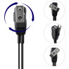 Oreillette Tube Acoustique avec Micro Compatible avec Motorola R7 | compatible avec R7a N30 N50 N70, ION et MXP600 Radio bidirec