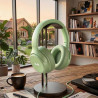Casque Filaire avec Micro - Jack 3,5mm & Adaptateur USB-C - Pliable & Réglable - Son Stéréo, Commandes Intégrées - pour PC, Smar