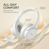 Casque Filaire avec Micro - Jack 3,5mm & Adaptateur USB-C - Pliable & Réglable - Son Stéréo, Commandes Intégrées - pour PC, Smar