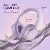 Casque Filaire avec Micro - Jack 3,5mm & Adaptateur USB-C - Pliable & Réglable - Son Stéréo, Commandes Intégrées - pour PC, Smar