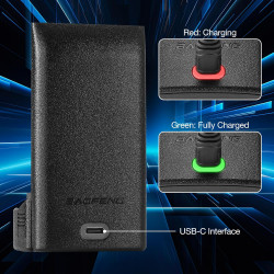 BAOFENG BC-32UV Batterie Li-ion d'origine pour radios DM-32UV et DM-32 2500 mAh haute performance avec fonction de charge USB-C