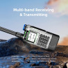UV-K1 Portable Two Way Radio, Rechargeable Walkie Talkie with 2500mAh Li-ION Battery, Type-C Charging, 200 Channels, VOX, Scan, 