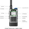 UV-K1 Portable Two Way Radio, Rechargeable Walkie Talkie with 2500mAh Li-ION Battery, Type-C Charging, 200 Channels, VOX, Scan, 