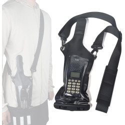 Grande Housse étanche pour Talkie-walkie | avec bandoulière et fenêtre transparente utilisable