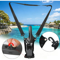 Grande Housse étanche pour Talkie-walkie | avec bandoulière et fenêtre transparente utilisable