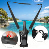 Grande Housse étanche pour Talkie-walkie | avec bandoulière et fenêtre transparente utilisable