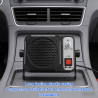 VBESTLIFE Haut-Parleur Externe avec Amplificateur, Prise Jack 3,5 Mm, 1,5 W, 8 Ω, pour Radio CB Amateur, Installation Facile et 