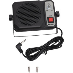 VBESTLIFE Haut-Parleur Externe avec Amplificateur, Prise Jack 3,5 Mm, 1,5 W, 8 Ω, pour Radio CB Amateur, Installation Facile et 