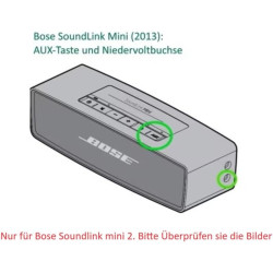 Chargeur rapide pour Bose Soundlink Mini 1 pour Bose Soundlink Mini 1 Mini I Câble de charge 12 V 2 A 2 m Câble de charge 5,5 x 