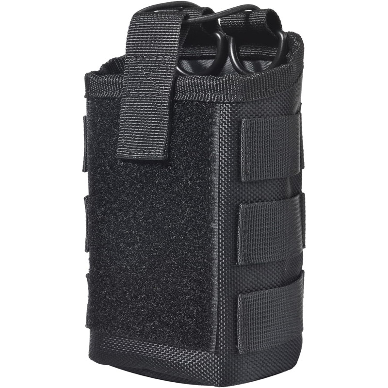 Étui Universel pour Talkie Walkie avec Bandoulière, Pochette Radio Molle Grande Capacité pour Ceinture et Équipement Tactique, C