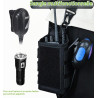 Étui Universel pour Talkie Walkie avec Bandoulière, Pochette Radio Molle Grande Capacité pour Ceinture et Équipement Tactique, C