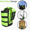 Étui Universel pour Talkie Walkie avec Bandoulière, Pochette Radio Molle Grande Capacité pour Ceinture et Équipement Tactique, C