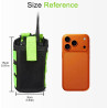 Étui Universel pour Talkie Walkie avec Bandoulière, Pochette Radio Molle Grande Capacité pour Ceinture et Équipement Tactique, C