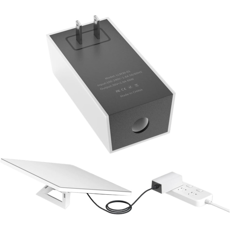 Adaptateur D'alimentation De Remplacement De Chargeur 60W, Compatible Avec Starlink Mini Dish, Prise De Chargeur Murale De Sorti