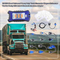Nexiq USB-Link 3(Édition Filaire)— Outil Diagnostic et Scanner Poids Lourds, Compatible avec Une Large Gamme camions et d'excava