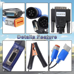 Nexiq USB-Link 3(Édition Filaire)— Outil Diagnostic et Scanner Poids Lourds, Compatible avec Une Large Gamme camions et d'excava