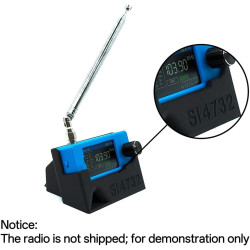 Support pour ATS pour Radio Mini SI4732 - Guide Sonore Intégré, Support Radio en Matériau Imprimé en 3D pour Boîtier de Radio Mi