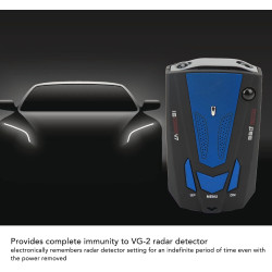 Détecteur De Voiture DC 12v à Longue Portée avec Protection à 360 Degrés et Alertes Vocales de Détecteur de Vitesse Électronique