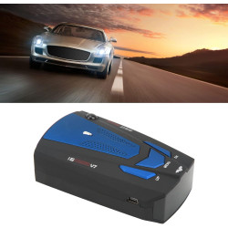 Détecteur De Voiture DC 12v à Longue Portée avec Protection à 360 Degrés et Alertes Vocales de Détecteur de Vitesse Électronique