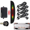 MASO Kit de capteur de radar de recul sans fil pour voiture, radar de recul sans fil DC 12 V avec distance de détection radar : 