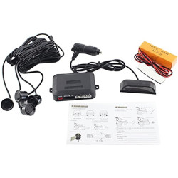 MASO Kit de capteur de radar de recul sans fil pour voiture, radar de recul sans fil DC 12 V avec distance de détection radar : 