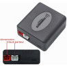 Riloer Radar de recul 12V, Cadre de Plaque d'immatriculation européenne avec 3 capteurs, ABS Noir