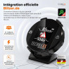 Technaxx détecteur de Radar avec Blitzer.de– Dispositif d’Alerte routière avec écran, alertes de Vitesse et de Danger, Affichage