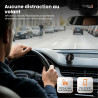 Technaxx détecteur de Radar avec Blitzer.de– Dispositif d’Alerte routière avec écran, alertes de Vitesse et de Danger, Affichage