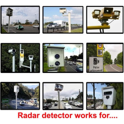Détecteur De Radar De Voiture Anti Laser RAD10000 16 Détection De Signal Radar Pleine Bande XK Ka Ku VGR-2 Voix
