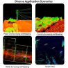 Livox Avia Lidar Capteur avec portée de détection de 450 m, 240 K Points/s, Triple écho, champ de vision non répétitif 70,4 ° x 